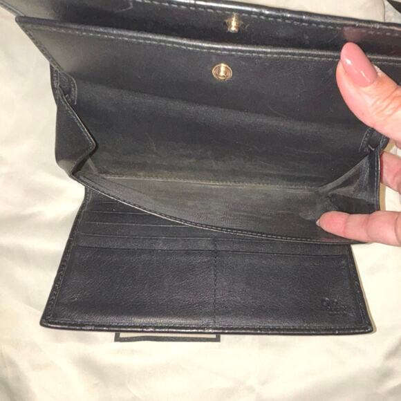 Gucci Guccissima Black Leather Envelope Wallet - Picture 4 of 4